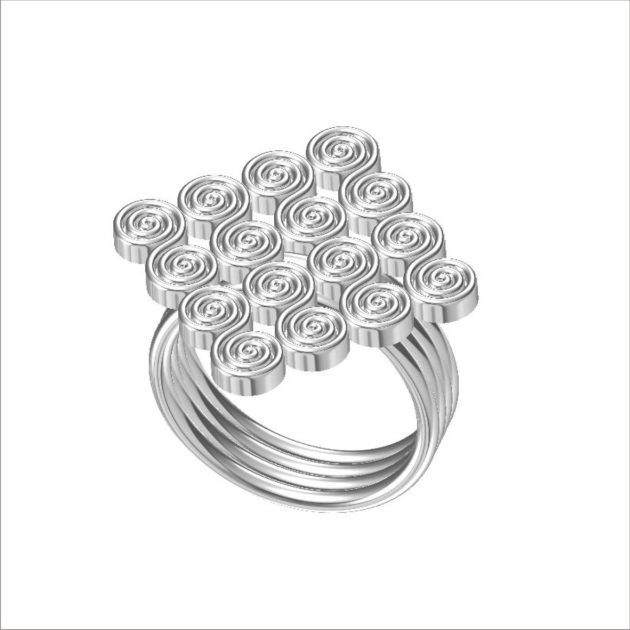 Designer Spiral Ring