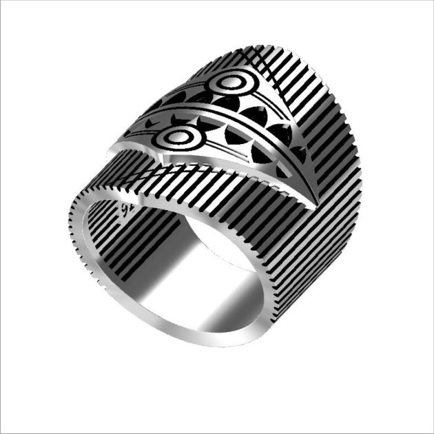 Designer Tuareg Style Ring