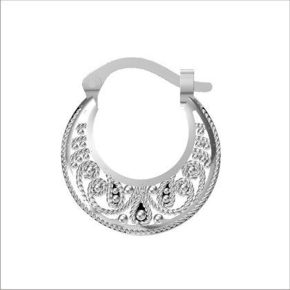 Filigree Style Ear Hoops