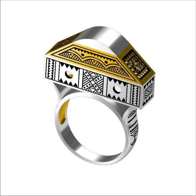 Designer Tuareg Style Ring