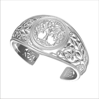 Tree Of Life Cuff Bangle (35 MM)