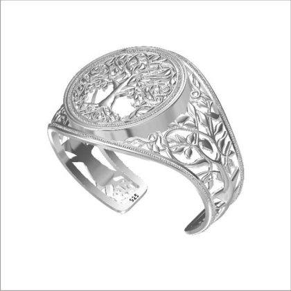 Tree Of Life Cuff Bangle (45 MM)